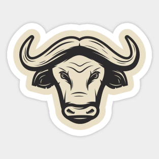 bull artwork Sticker